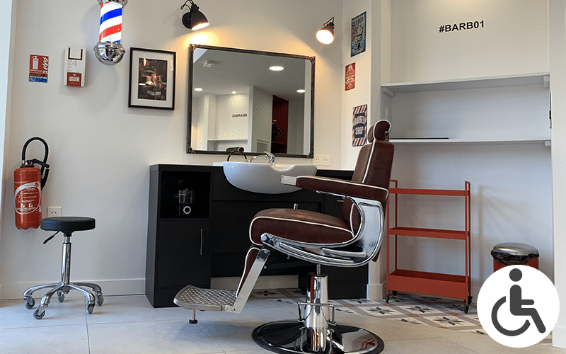Location barbershop #BARB01 pour barbier et barbière chez derrière le fauteuil marseille